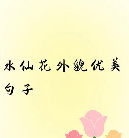 水仙的花语是什么？水仙花代表了哪些情感？