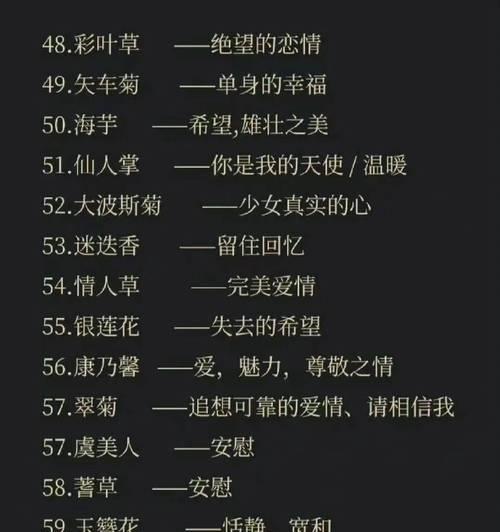 小苍角殿花语有何独特含义？