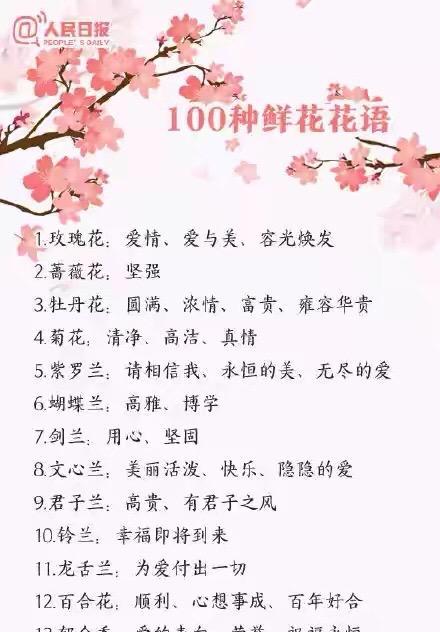花的表达和花语有哪些区别？