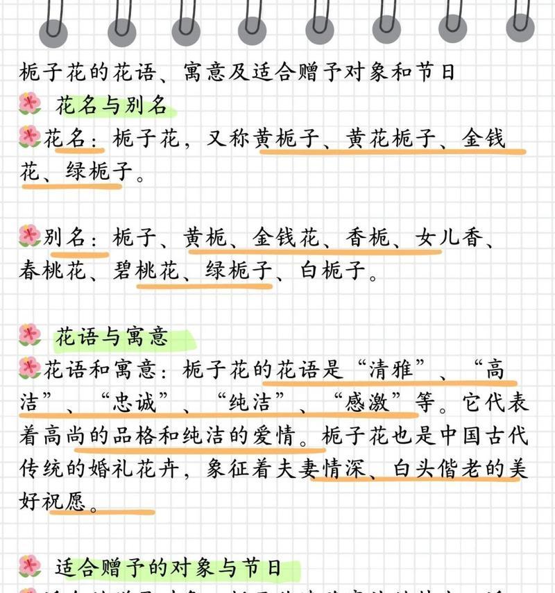 栀子花的爱情花语是什么？它如何表达情感？